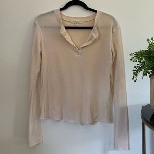 NWOT Urban Outfitters Truly Madly Deeply vintage cream sweater